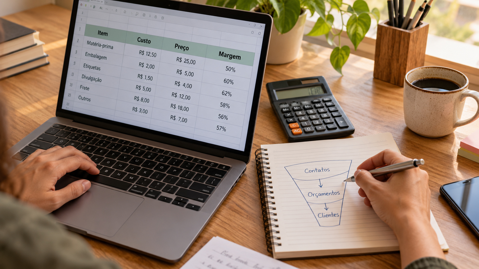 Do zero ao primeiro cliente: negócios com pouco dinheiro que validam rápido 5 cálculo de preço e margem para pequenos negócios de baixo investimento
